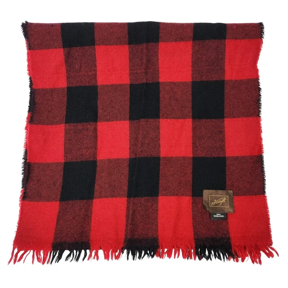 Vtg Forsyth Scarf 100%‎ Wool Tartan Plaid Preppy Career Academia Business Layer