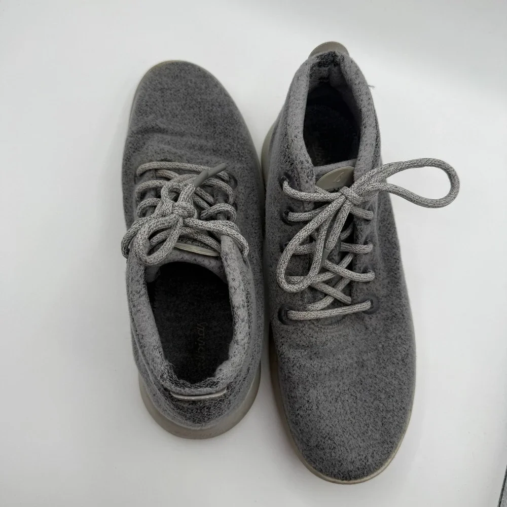 Allbirds Wool Runner Up Mizzles Shoes Sneakers Mens 11 Gray‎ High Top Merino