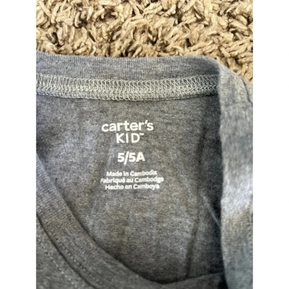 Carters boys gray size
