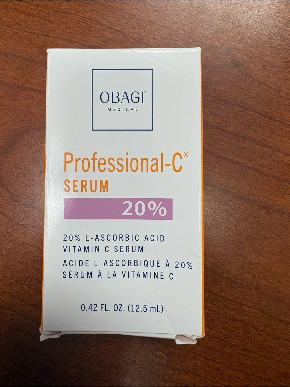 Obagi Professional-C Serum in White, Orange, and Purple