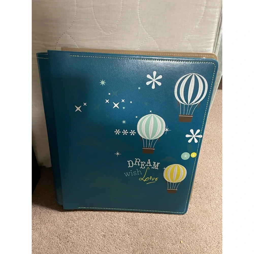 Creative Memories Make-A-Wish Teal Large Album Scrapbook Dream NEW w/15‎ Pages