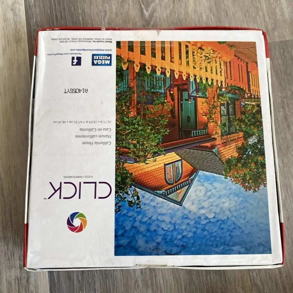 Jigsaw Puzzles Puzzle Click 500 Pc. Parga Boat  (used)  complete.