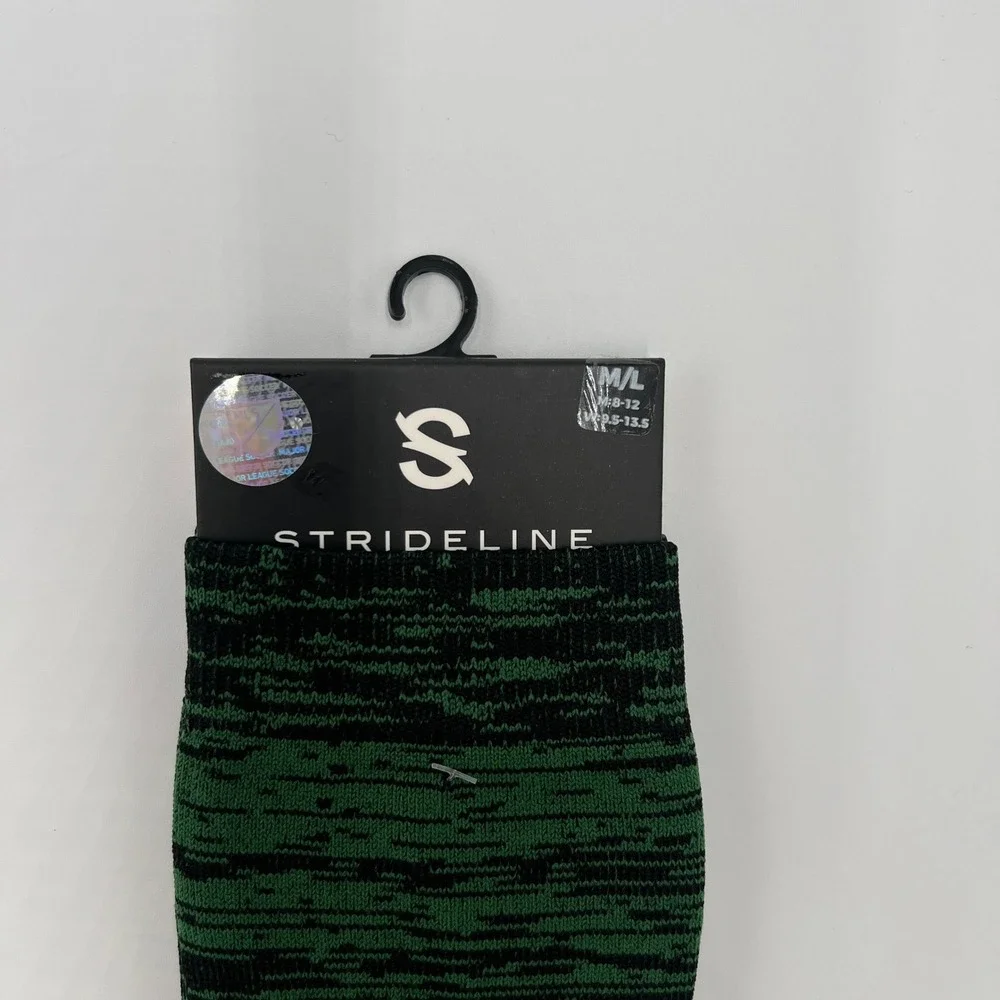 Strideline Portland Timbers MLS Economy Knit Crew Socks Green Black Mens M/L NEW
