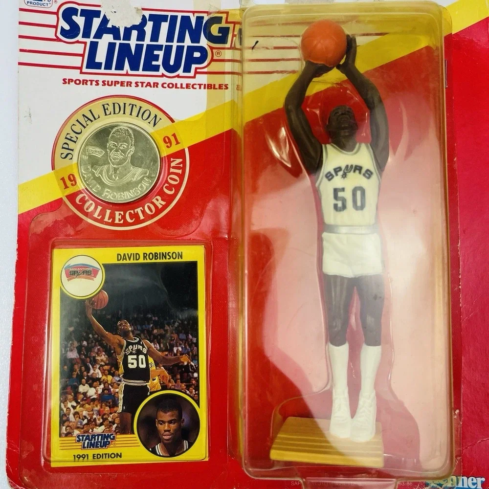 1991 Starting Lineup Figure NBA David Robinson San Antonio Spurs Admiral