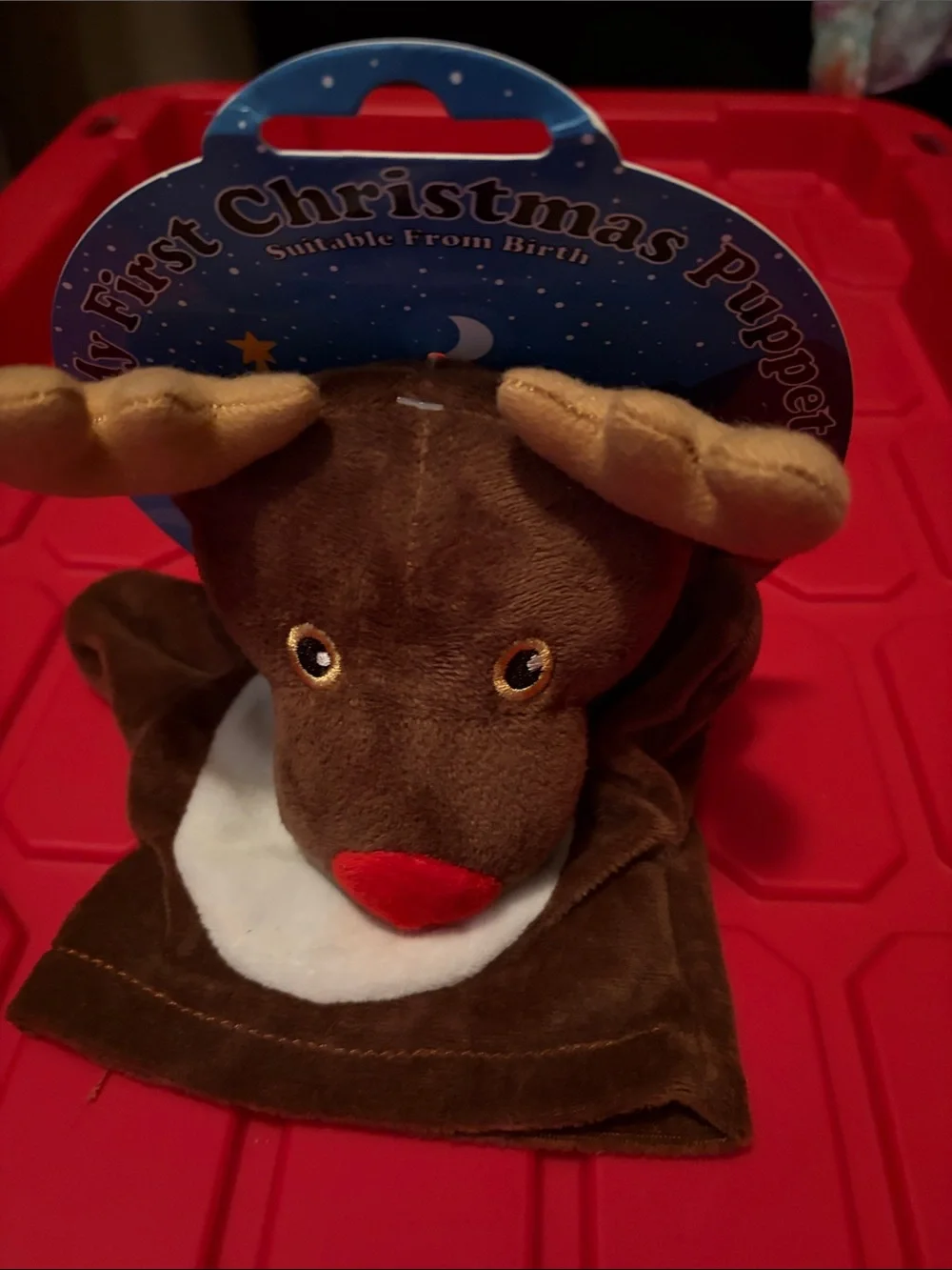 The Puppet Company My First Christmas Puppet - Reindeer Suitable from Birth