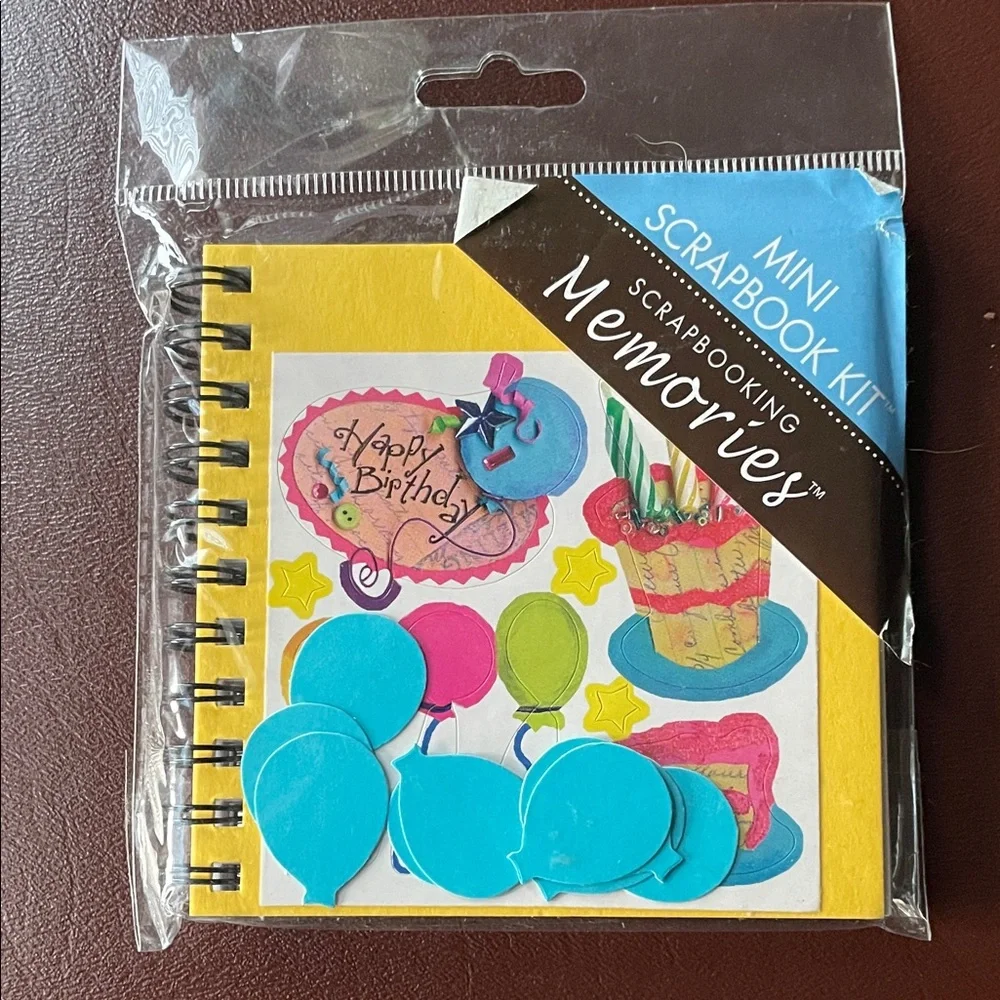 Vibrant Yellow Mini Scrapbook Kit