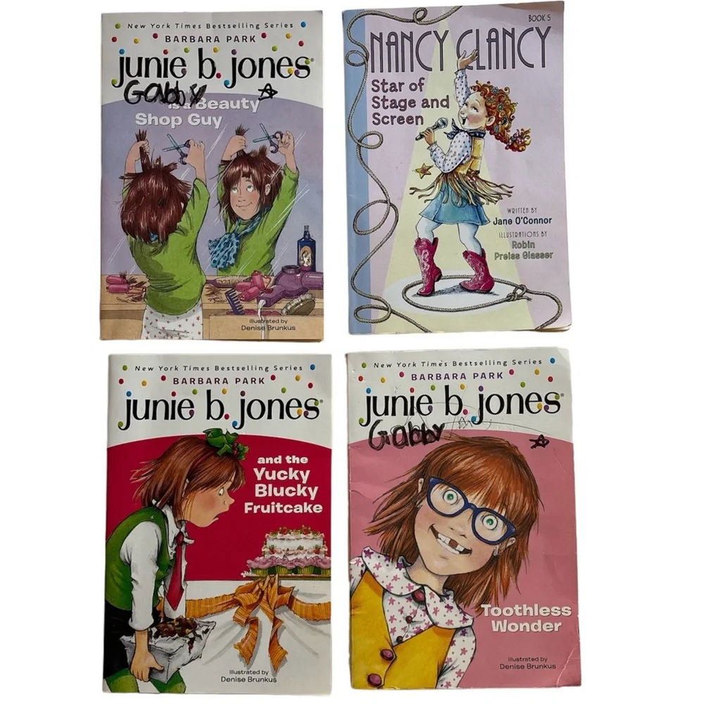 JUNIE B. JONES & FANCY‎ NANCY Children’s Book Bundle! Ages 6-10 Reading Level.