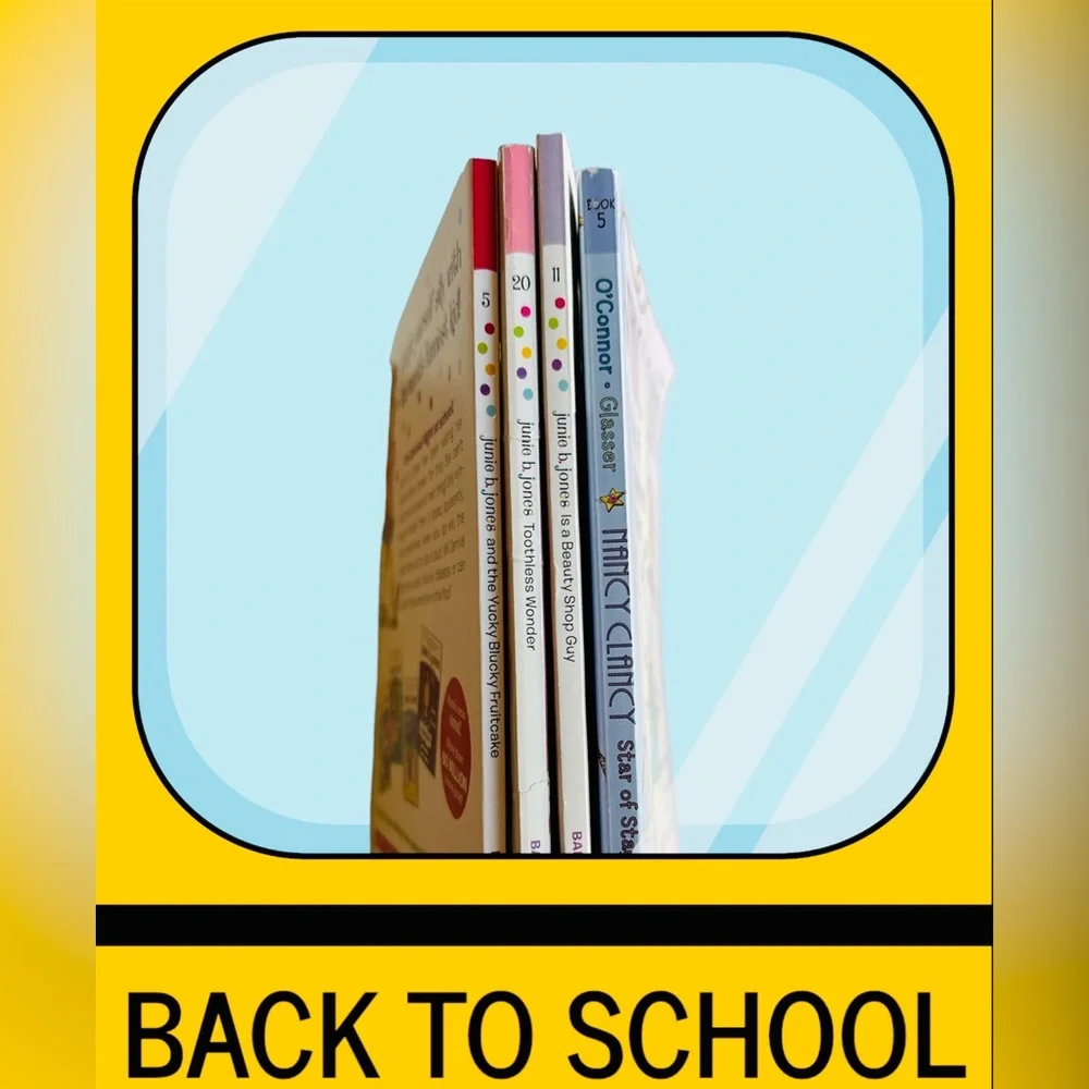 JUNIE B. JONES & FANCY‎ NANCY Children’s Book Bundle! Ages 6-10 Reading Level.