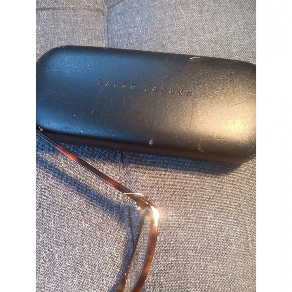 90's Y2k Ralph Lauren Women's Tortoise Shell Eyeglass Frames Only‎ With Case