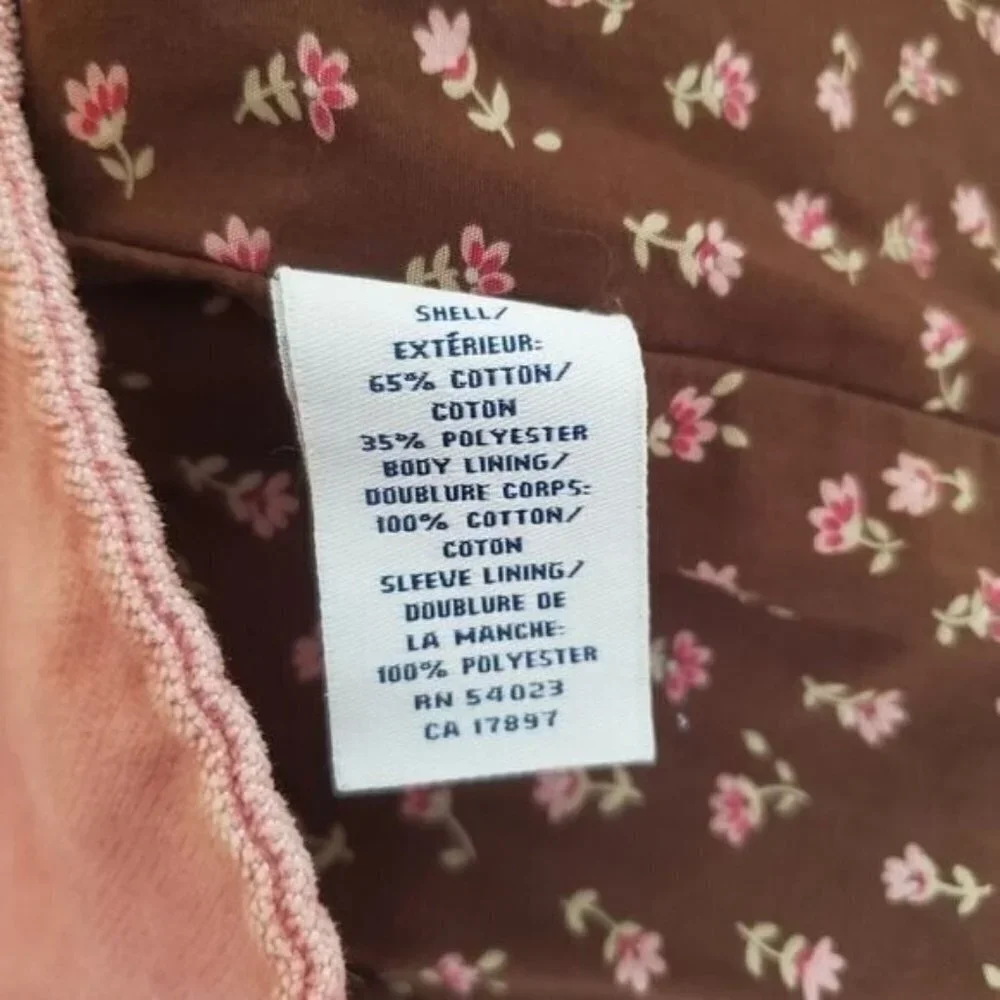 Old Navy Pink Peacoat Girls 4T Cotton Velveteen Spring‎ Victorian Classic