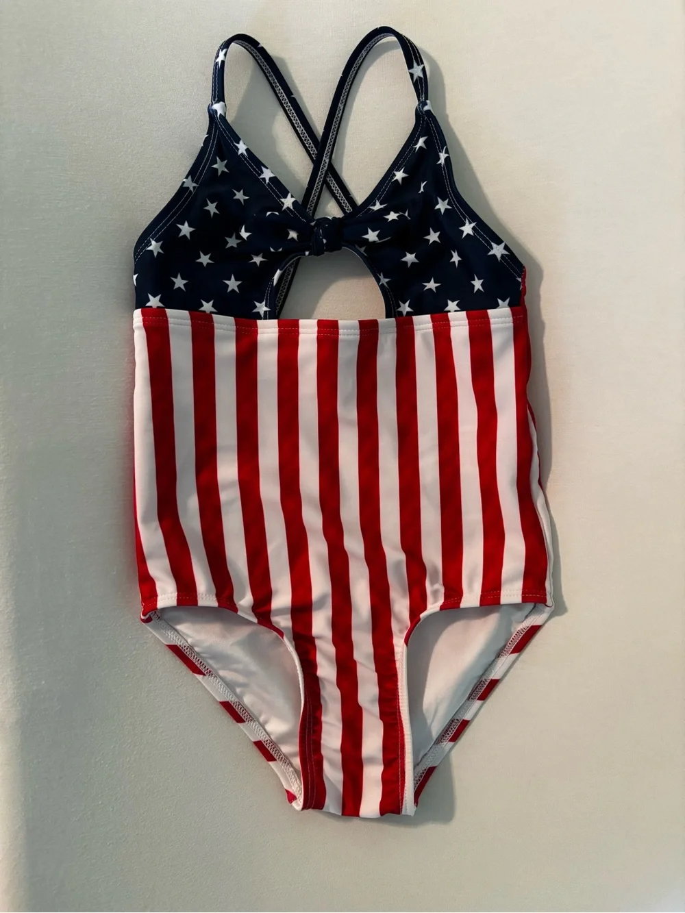 Old Navy American Flag One-Piece Swimsuit
