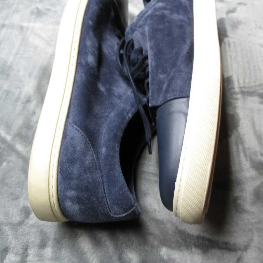 Allen Edmonds Shoes Mens 11.5 Blue Suede Cooper Port Washington Casual Courtside