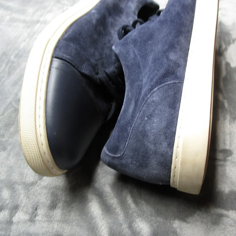 Allen Edmonds Shoes Mens 11.5 Blue Suede Cooper Port Washington Casual Courtside