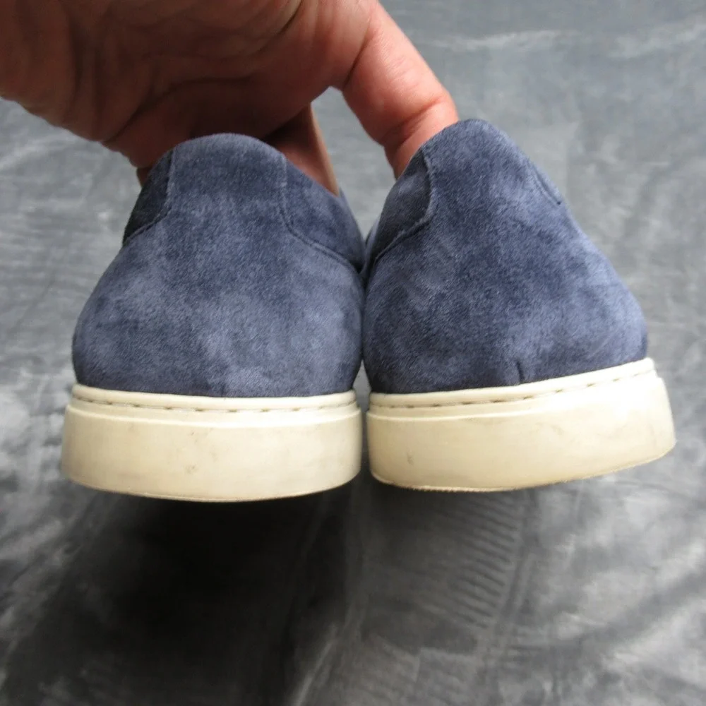 Allen Edmonds Shoes Mens 11.5 Blue Suede Cooper Port Washington Casual Courtside