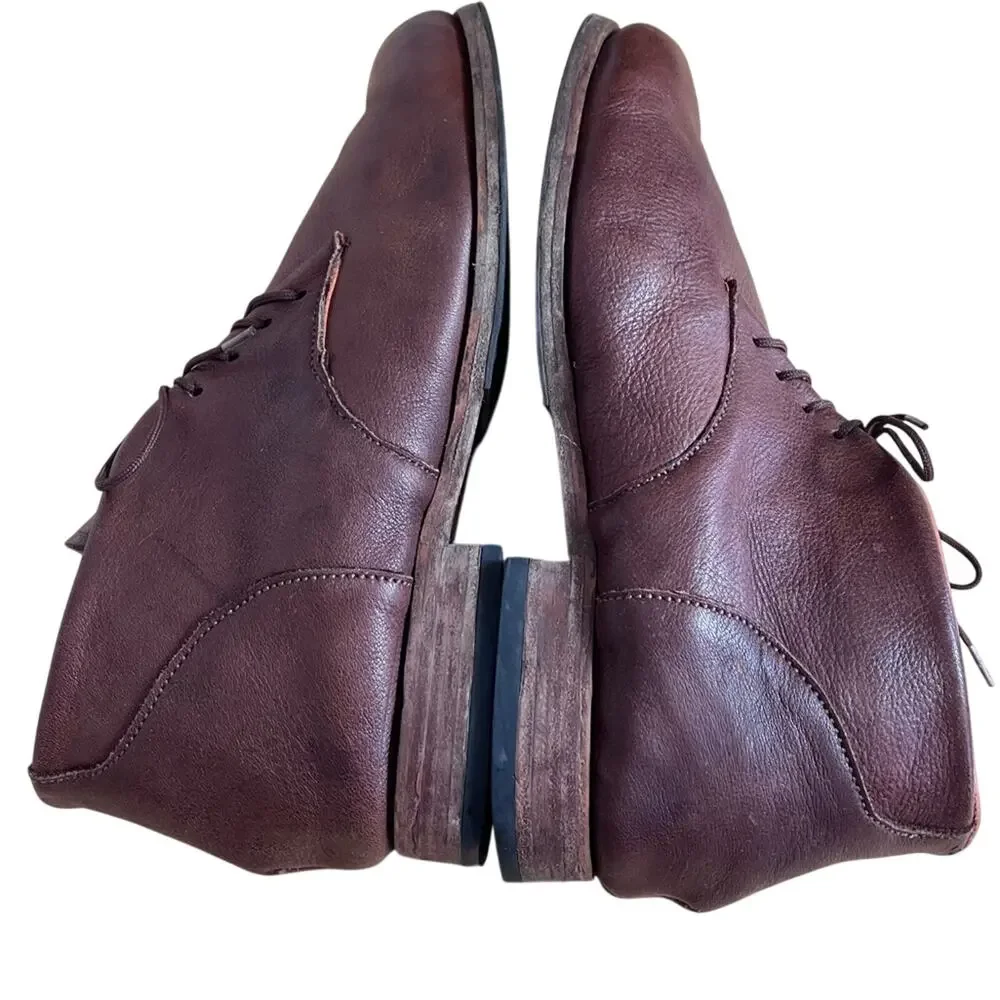 Hand Crafted Leather Shoes Mens Chukka Soft Leather Upper & lining Lace Up