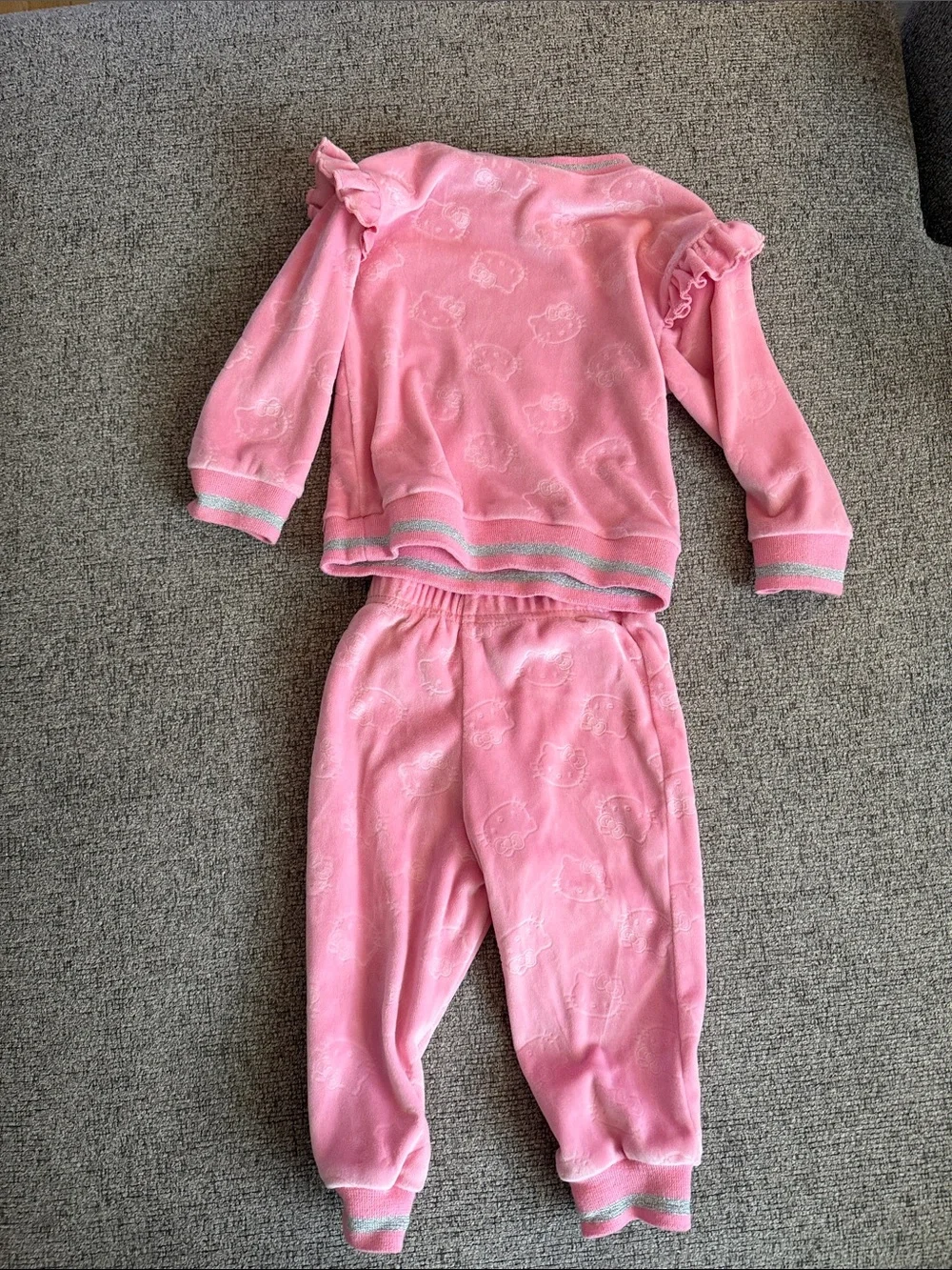 Hello Kitty lounging velour