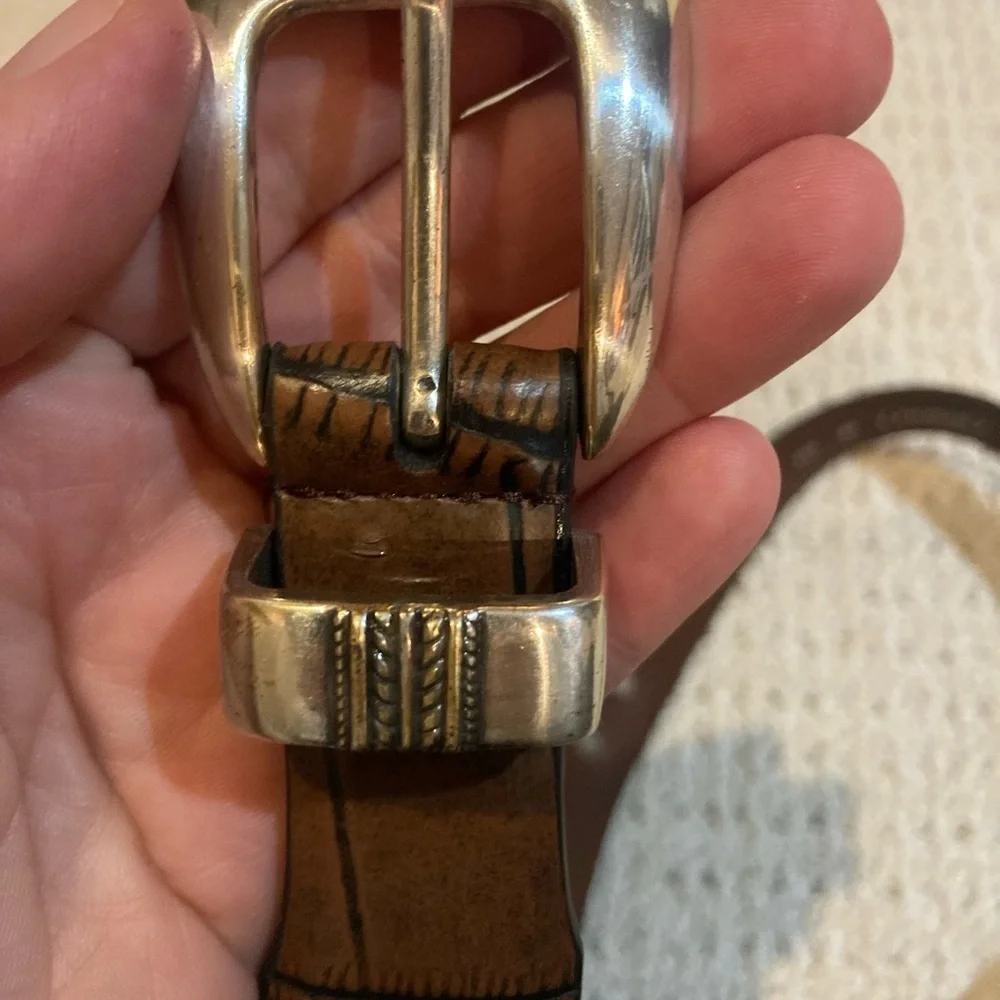 Men’s Enmon Ole Miss Rebels Leather Belt