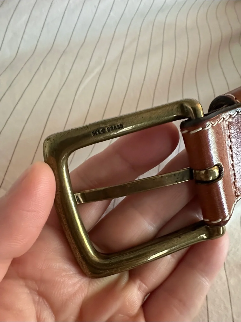 Vintage John W. Nordstrom Leather Belt Made in USA