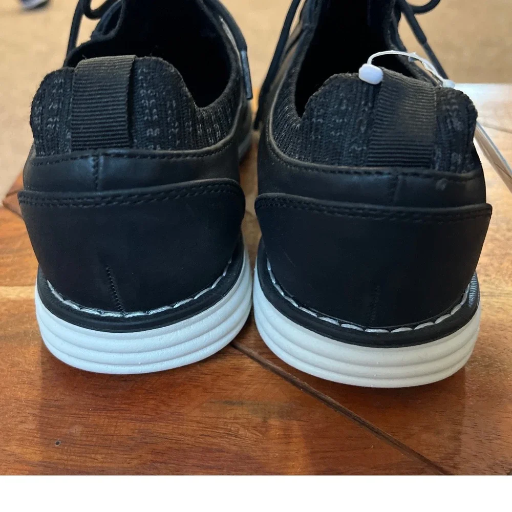 Cat & Jack Kids Black Knit Hybrid Dress Oxford Sneakers‎ Size 4  (Big boy) NEW