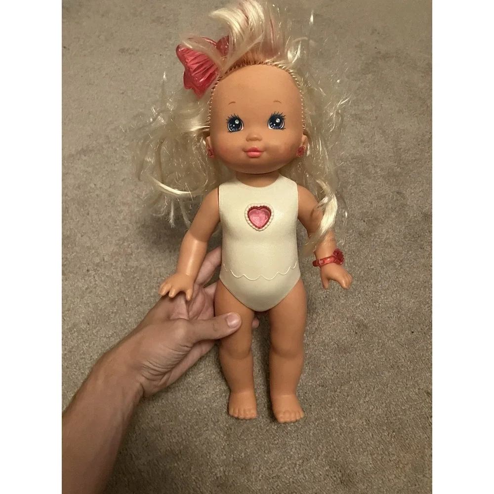 Lot Of (3) Mattel PJ Sparkles Doll Vtg 1988 Light Up Lil Miss Makeup Doll Etc