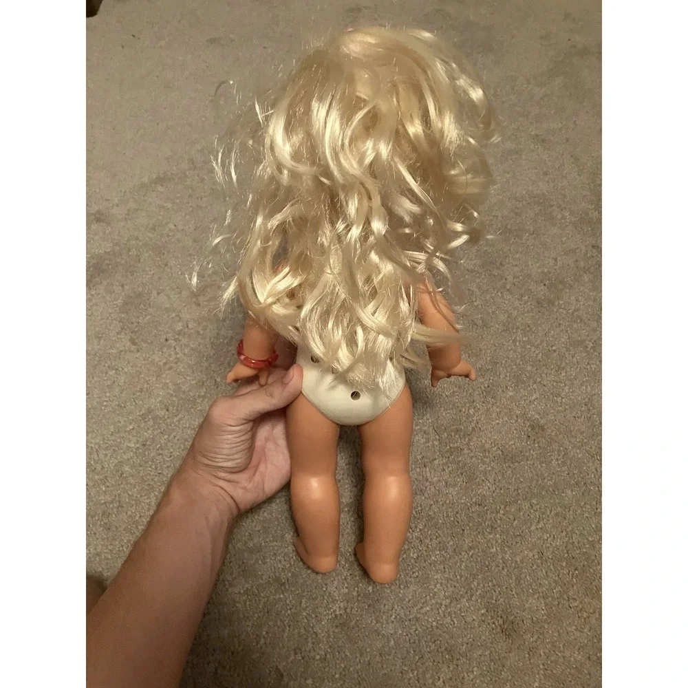 Lot Of (3) Mattel PJ Sparkles Doll Vtg 1988 Light Up Lil Miss Makeup Doll Etc