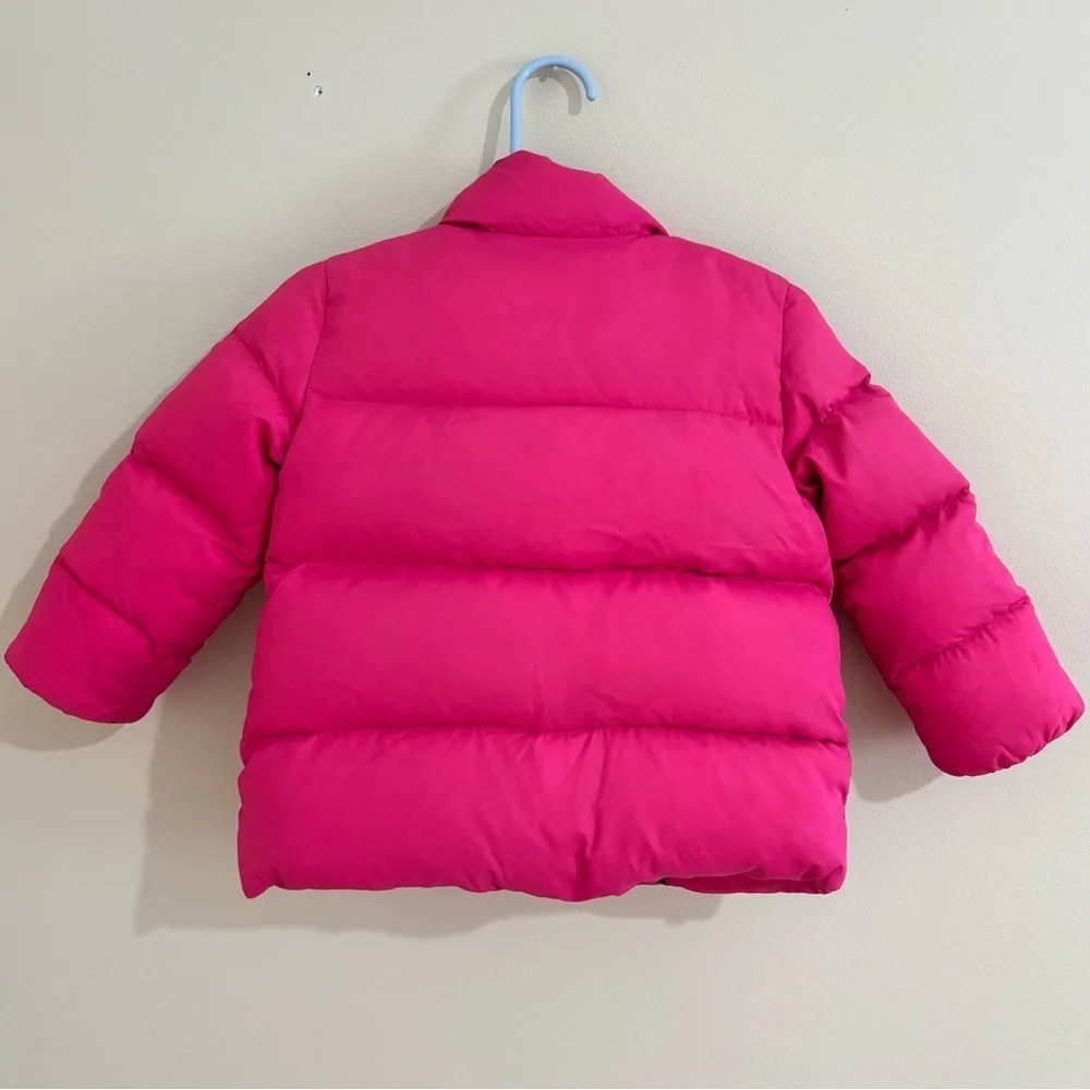 Kate Spade babygap toddler girl 2Y fuchsia down feather filled warm puffer coat