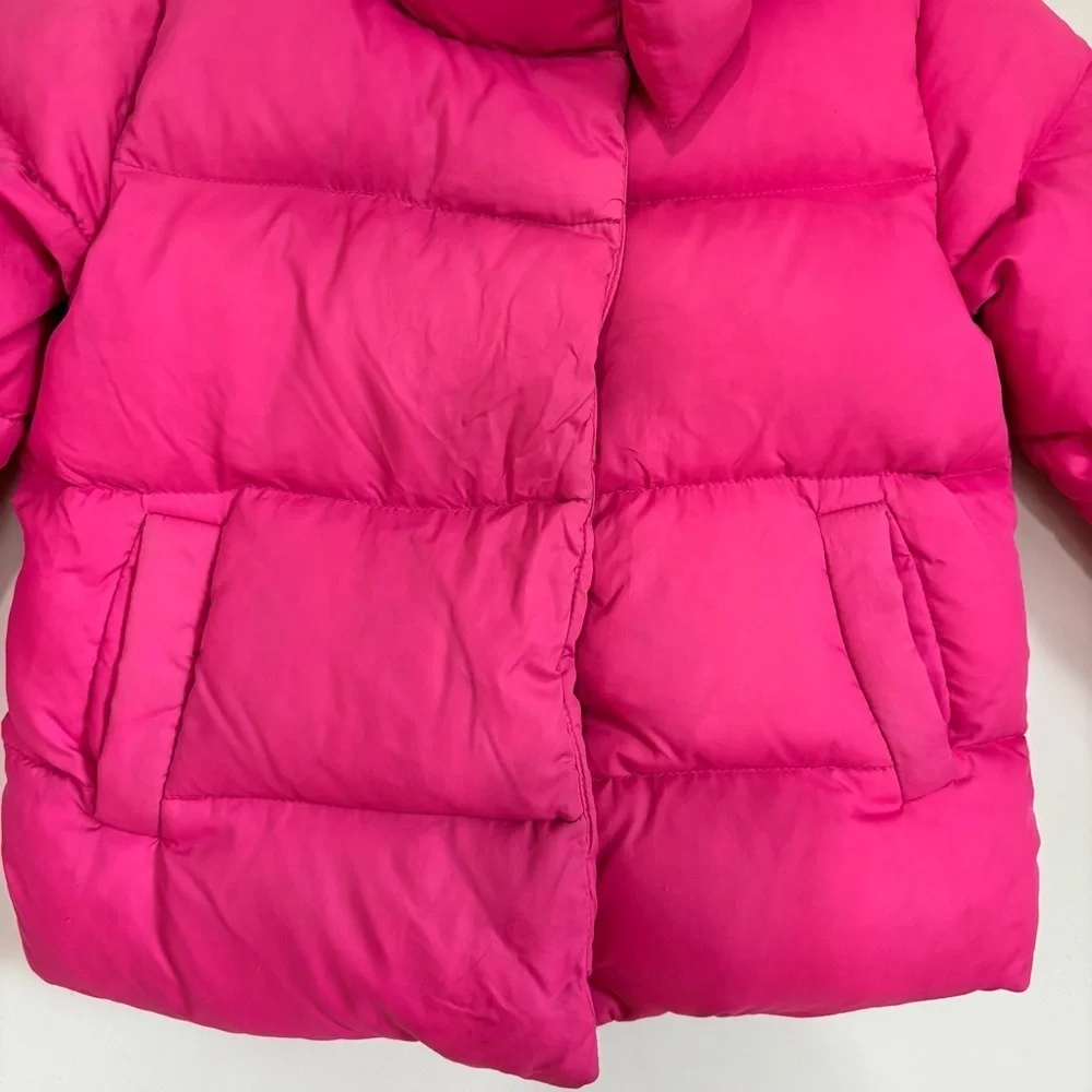 Kate Spade babygap toddler girl 2Y fuchsia down feather filled warm puffer coat