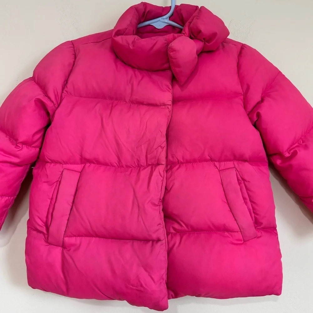 Kate Spade babygap toddler girl 2Y fuchsia down feather filled warm puffer coat