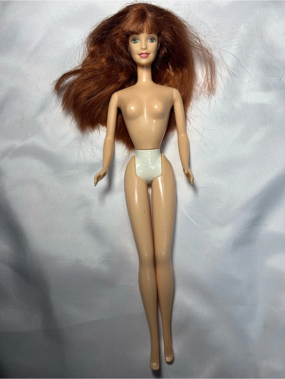 1998 Pretty Flowers Barbie Midge Doll Nude Red Rooted Hair Green Eyes Mattel