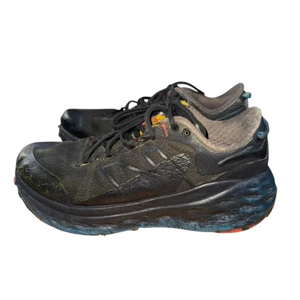New Balance Fresh Foam X More Trail V2‎ Mens 9 2E Pre-Owned MTMORLH2 Black Shoes