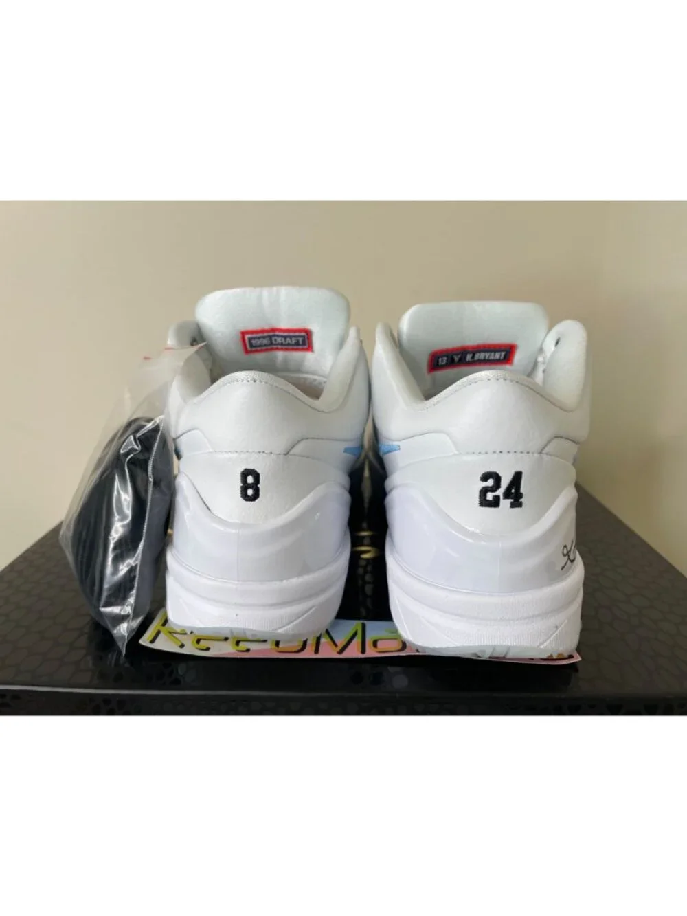 Nike Kobe IV 4 Protro Draft Pack #12 White Blue Mens 9us