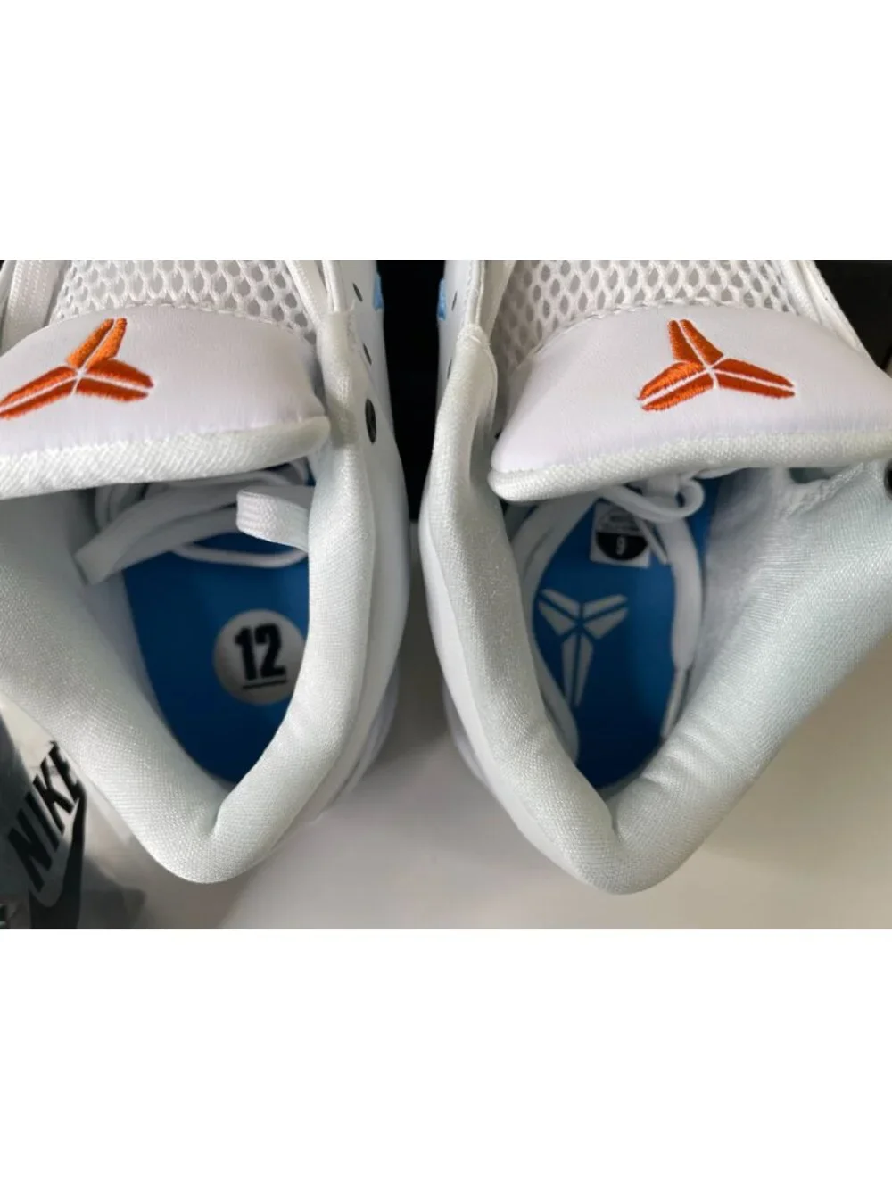 Nike Kobe IV 4 Protro Draft Pack #12 White Blue Mens 9us