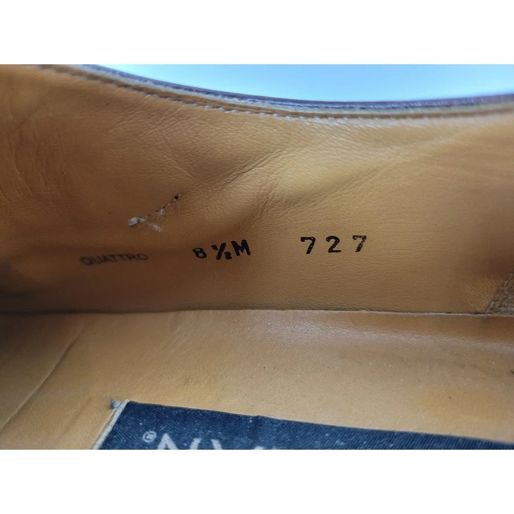 Mezlan‎ Mens Brown Leather Split Toe Double Monk Strap Dress Shoes Spain 8.5 M