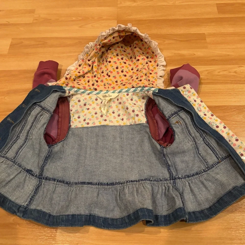 Matilda Jane Jean Jacket with Floral Hood‎