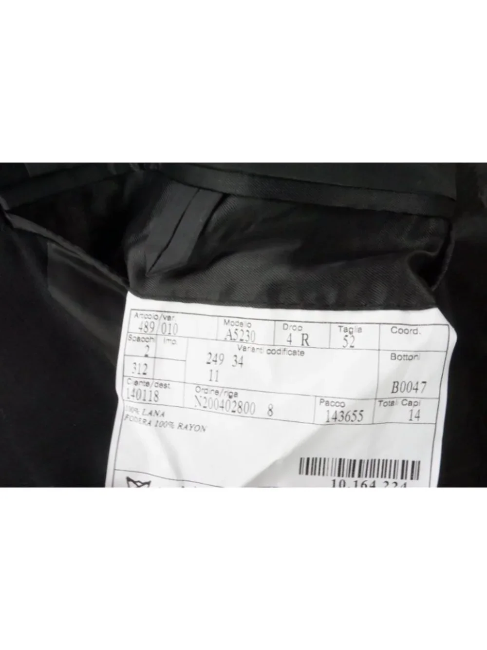 Burberry approximate measurements