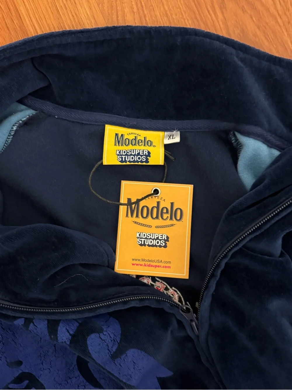 ModelCo navy velour