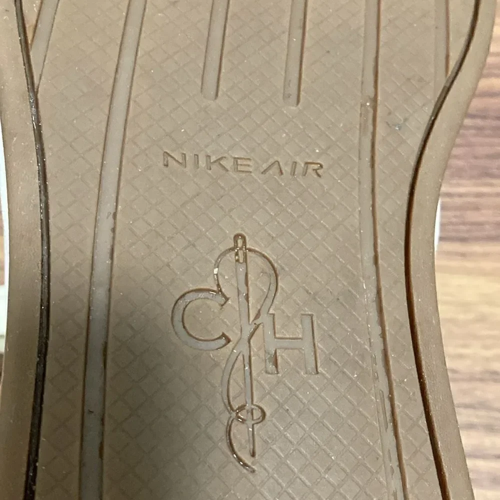 Cole Haan/Nike Air Mens Grand Pro Turf Leather Sneakers in Ivory/Stone. Sz 11 M.