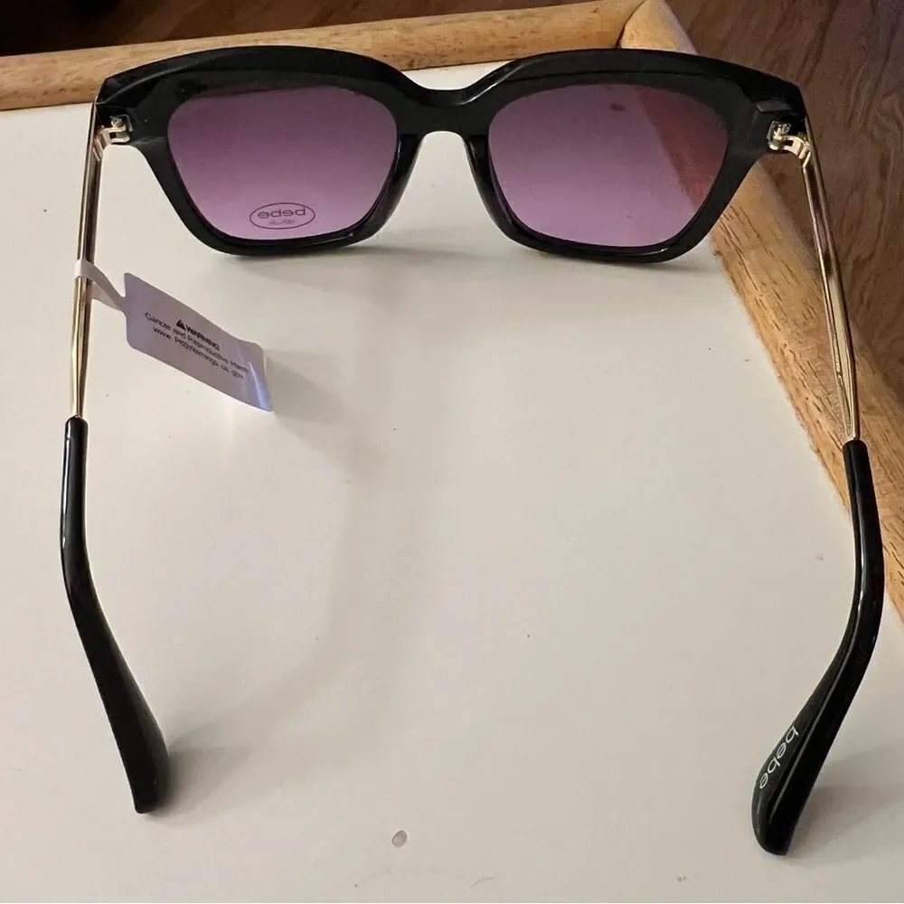 bebe black plastic
