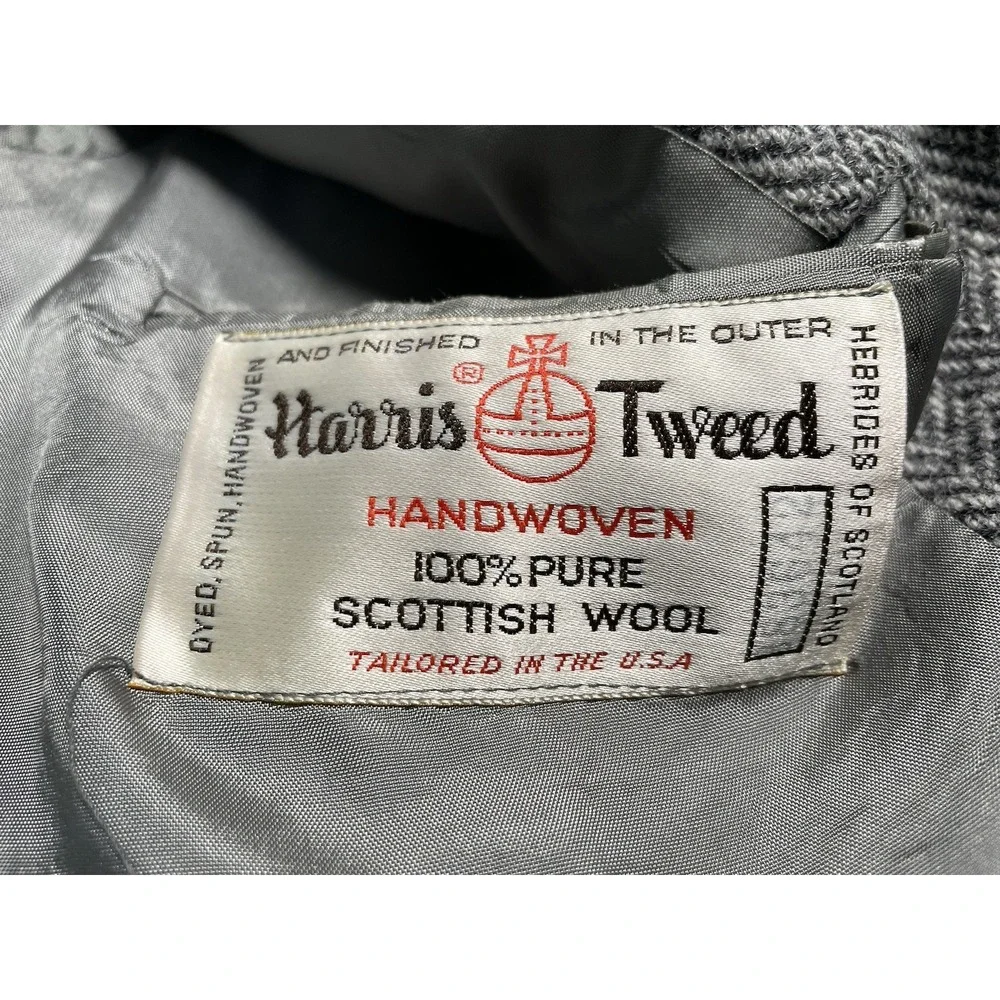 Harris Tweed shopping happy
