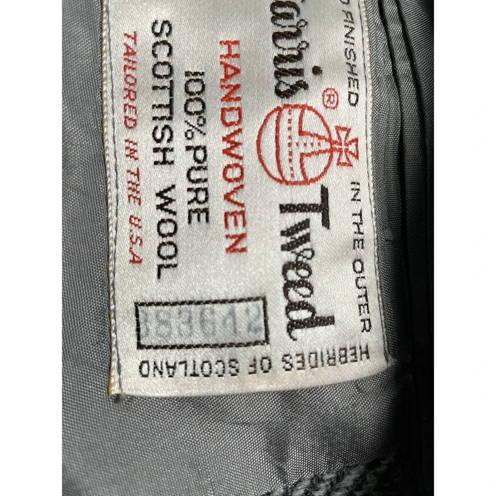 Harris Tweed pictured happy small
