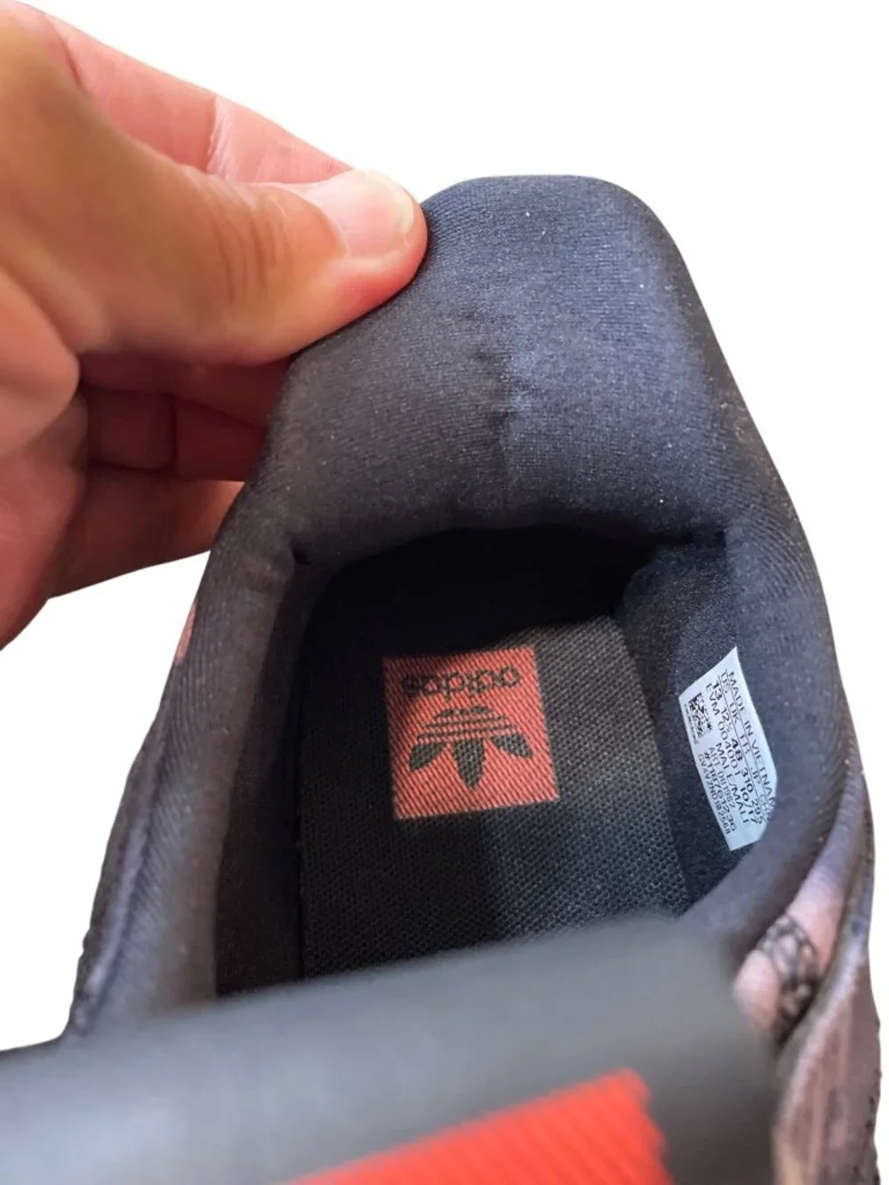 Adidas mens prophere bleached black camo roque denim sneakers sz 13 SKU 10481