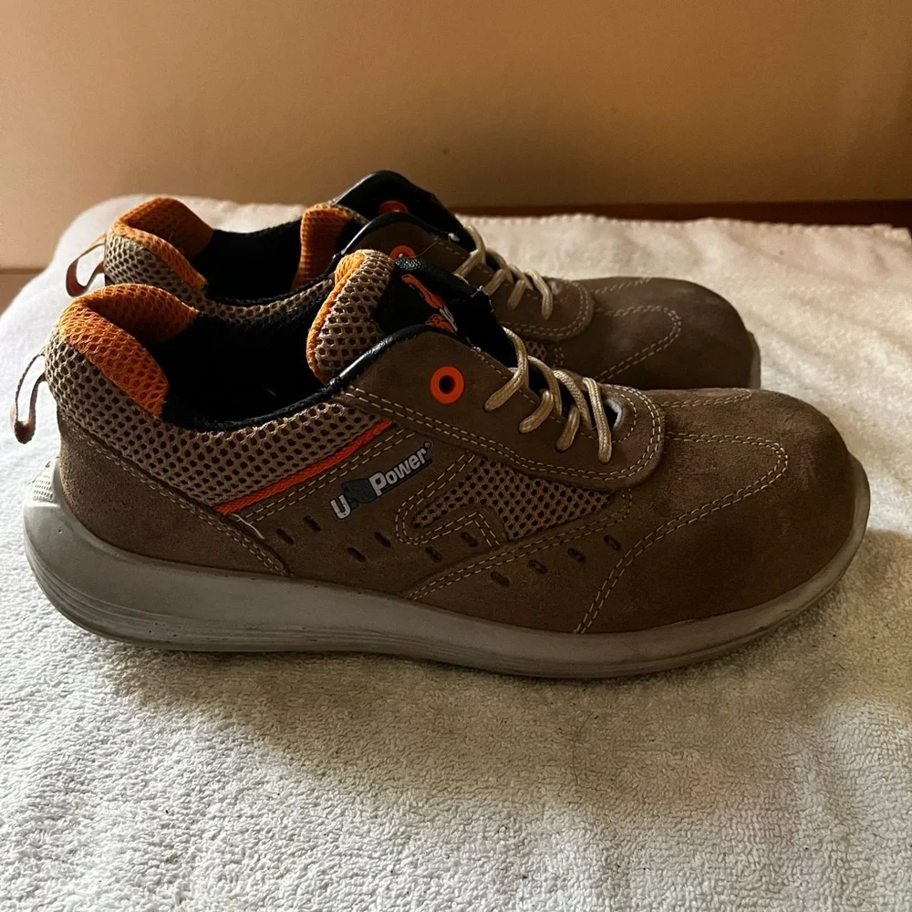 U power European Safety Steel Toe Shoes Sz 10