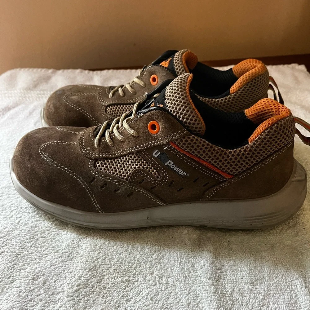 U power European Safety Steel Toe Shoes Sz 10