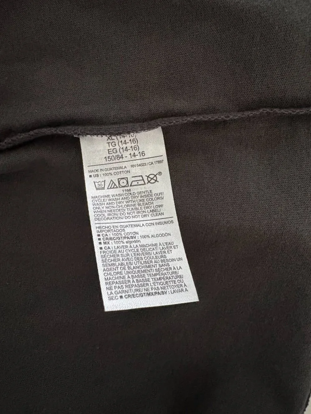 Old Navy crew drop soft