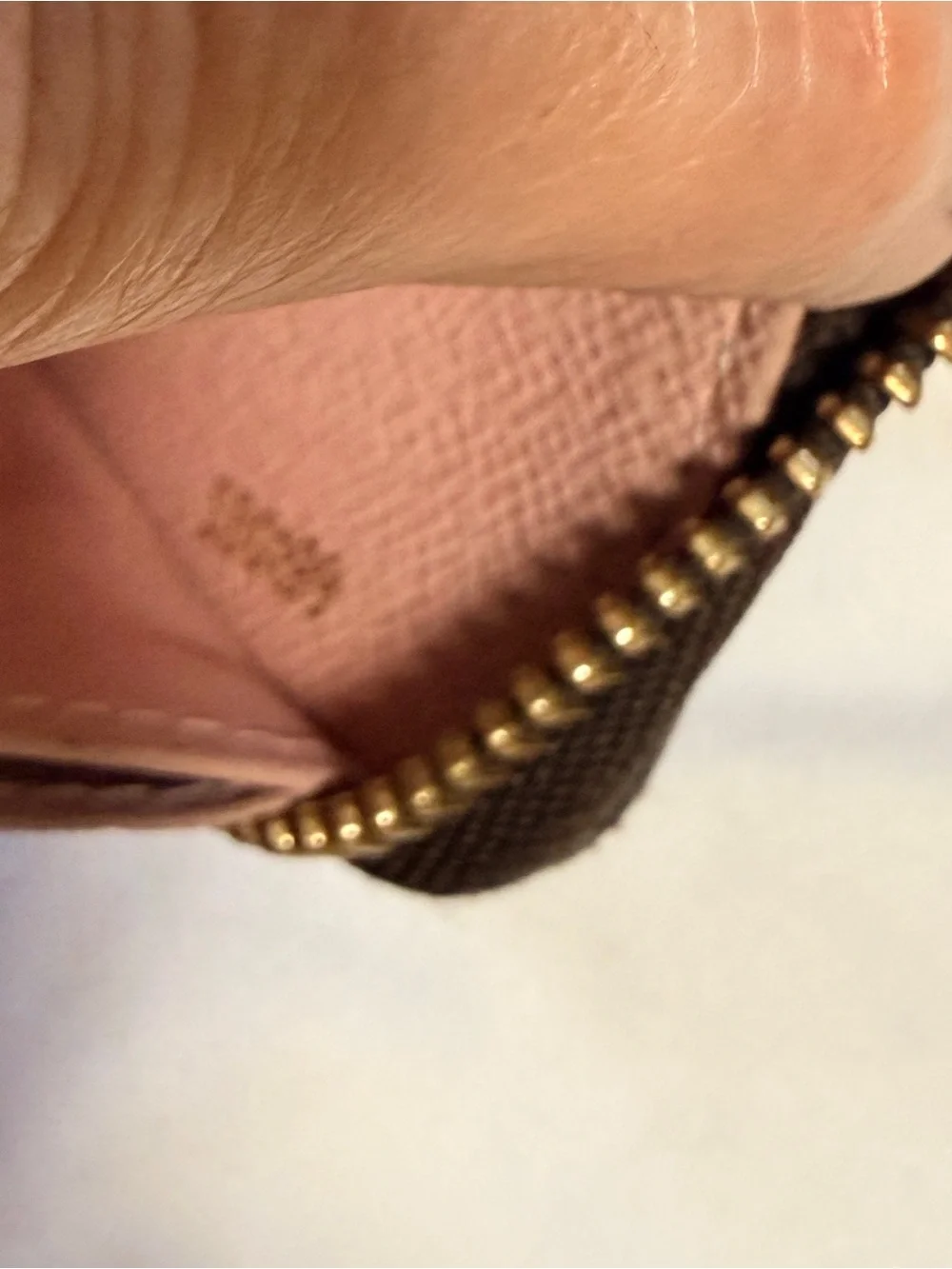 Louis Vuitton around leather