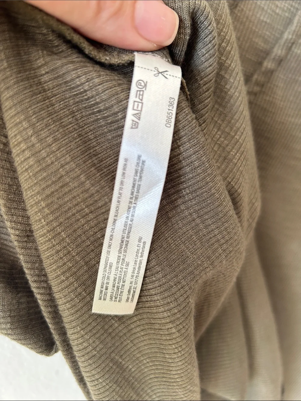 Free People ribbed knit