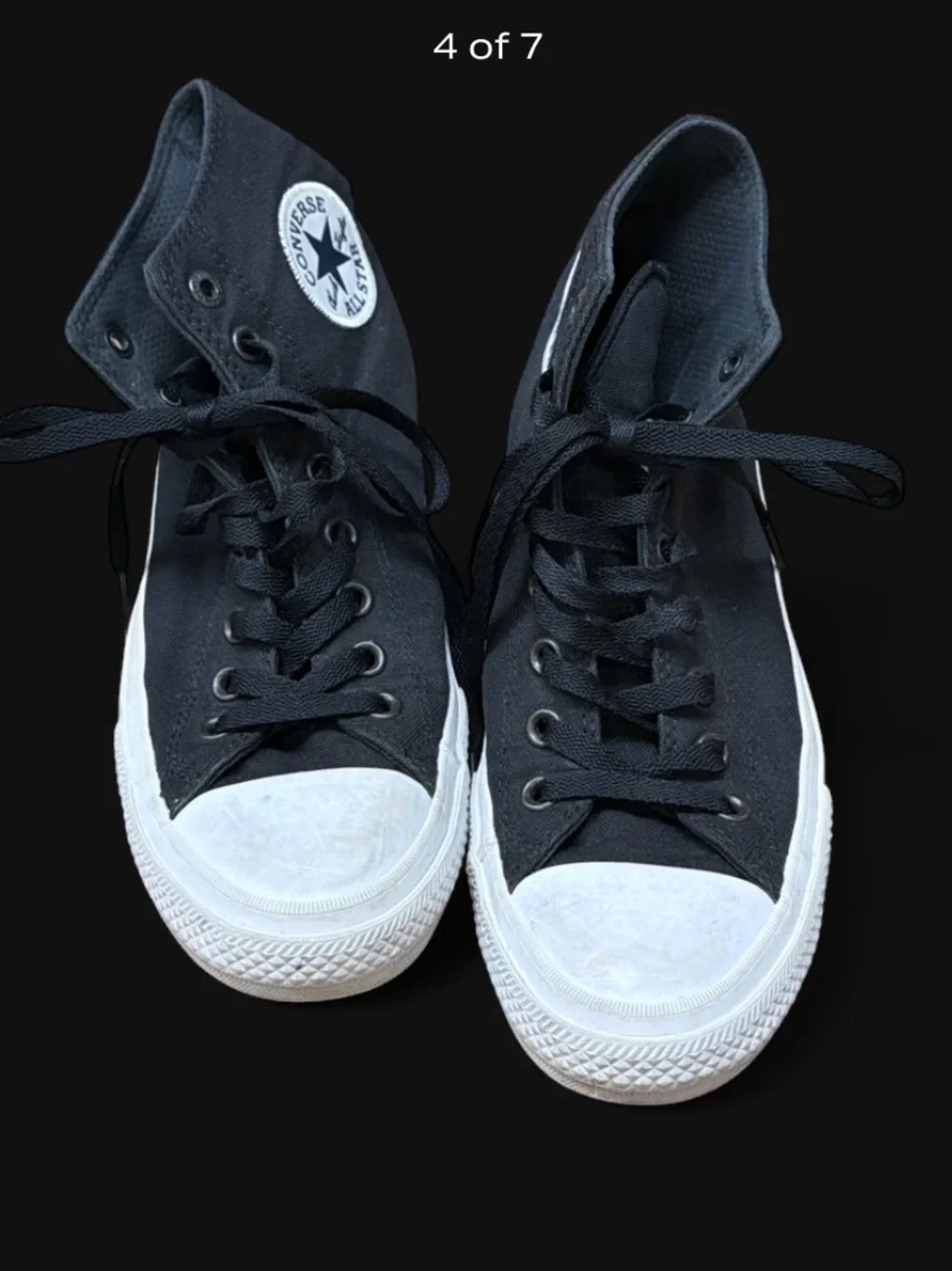 Converse black canvas