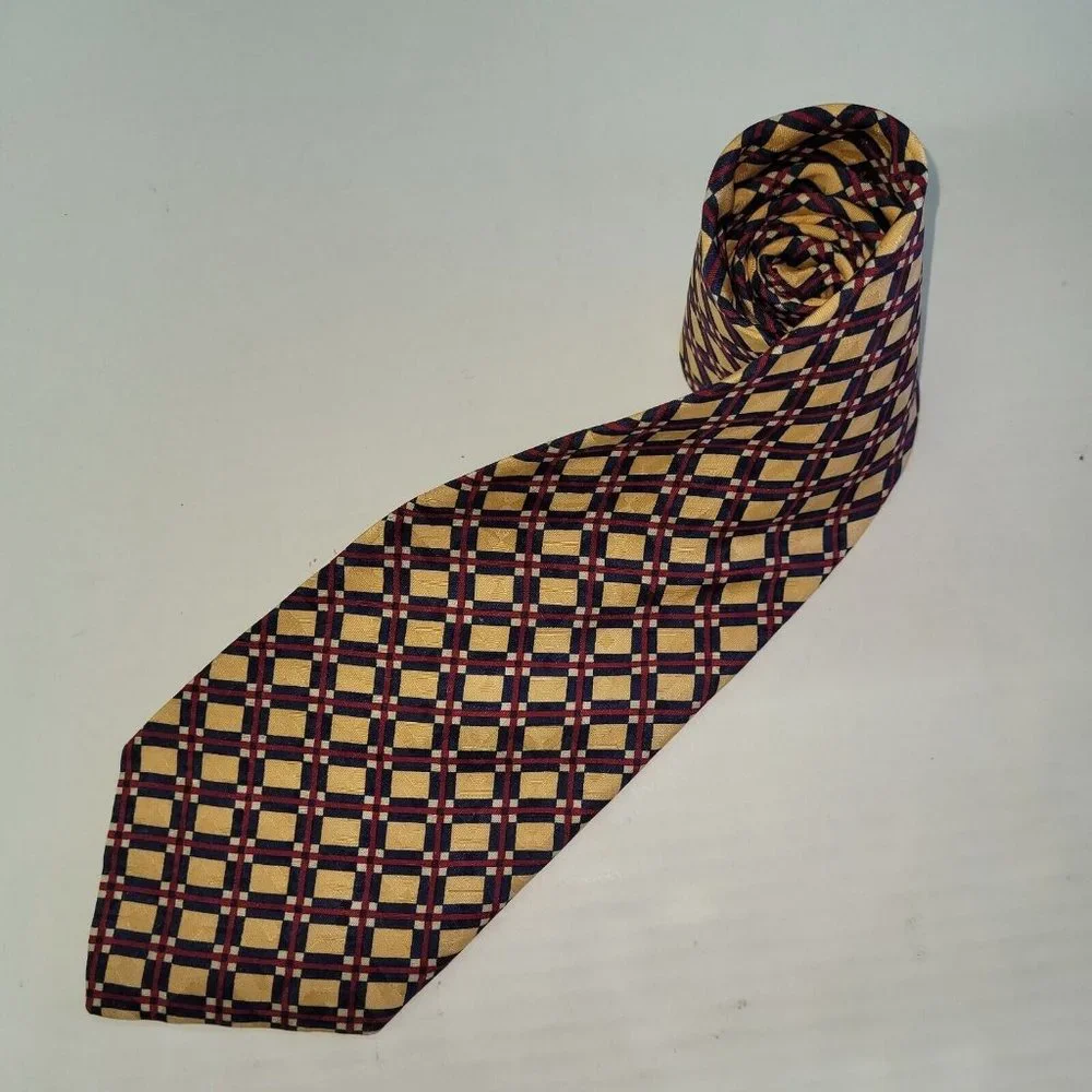 Robert Talbott Best of Class Necktie Mens Handmade in‎ USA Italian Silk Argyle