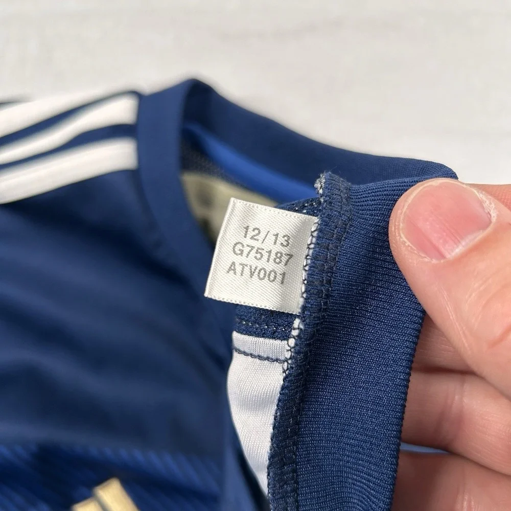 Adidas Argentina Soccer Jersey Mens M 2014 World Cup Away Football Kit AFA
