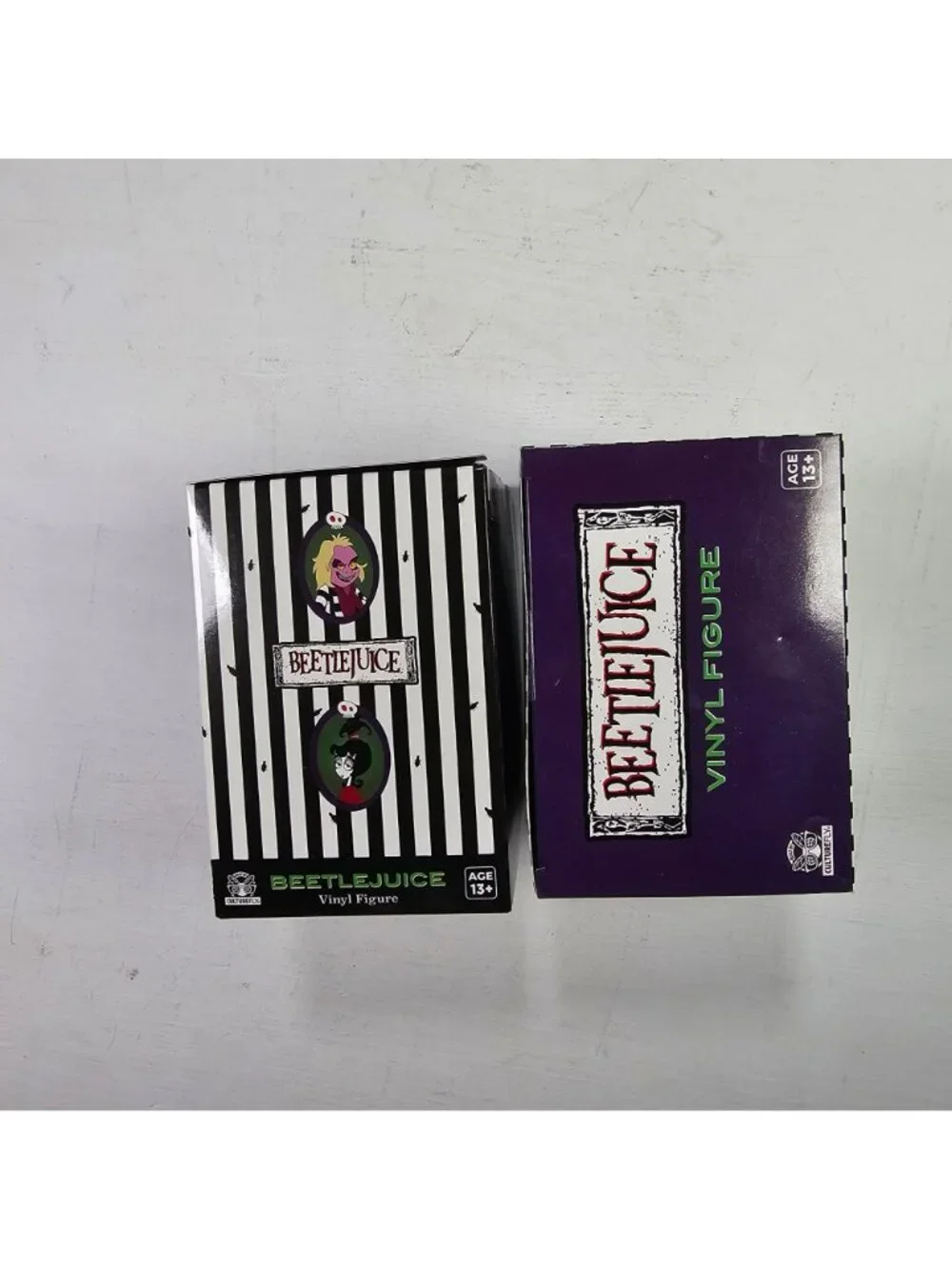 Beetlejuice & Lydia 4.5” Vinyl Figures Set of 2 NIB CultureFly